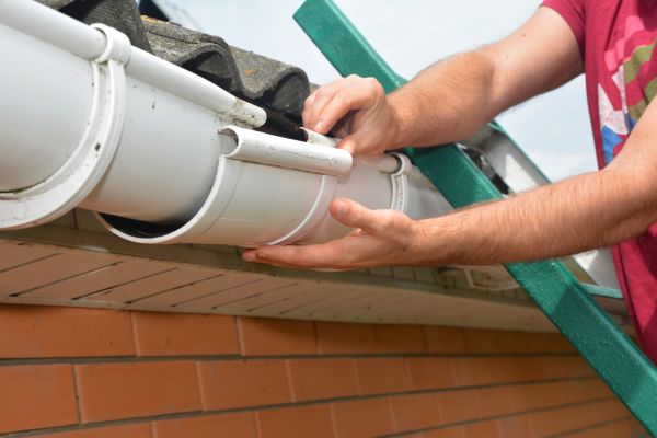 Large Gutter Repair in Hixson