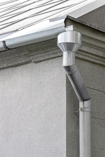 Galvanized Gutter Installation in Hixson