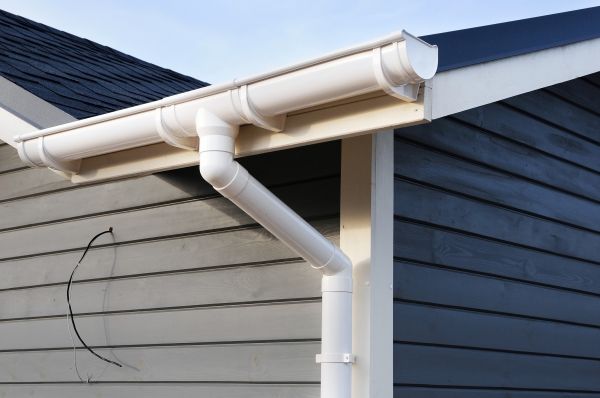 PVC Rain Gutter Installation in Hixson