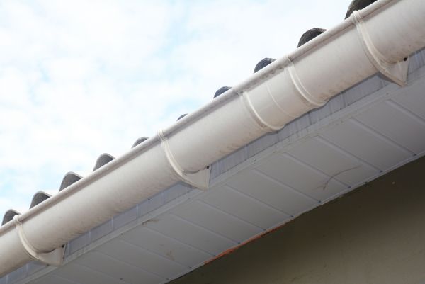 Plastic Gutter Installation in Hixson