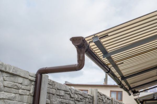 Plastic Downspout Installation in Hixson